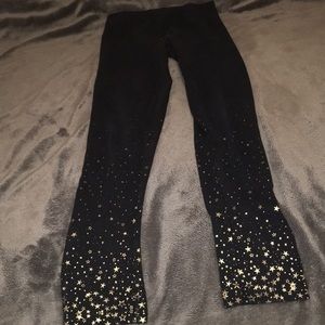 Leggings / with stars from the knee down